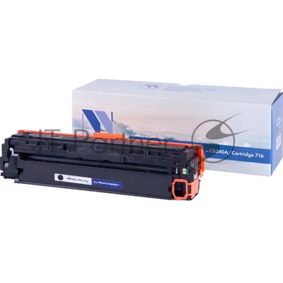Картридж лазерный NVPrint CB540A/CRG716 для принтеров Color LaserJet CP1215/1515/CM1518 (2200k) черный