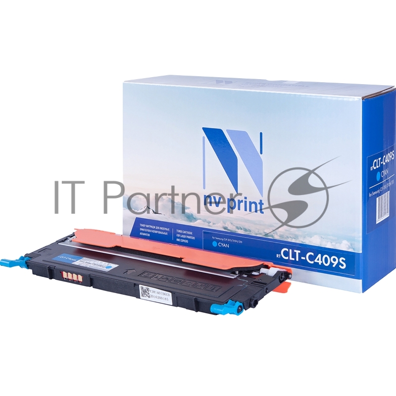 Картридж лазерный NVPrint совместимый Samsung CLT-C409S Cyan для CLP-310/310N/315 (1000k)