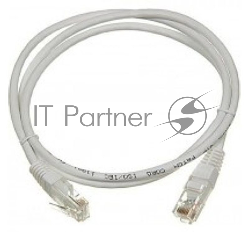 Патч-корд LANMASTER UTP TWT-45-45-1.0-GY вилка RJ-45-вилка RJ-45 cat.5е 1м серый ПВХ (уп.:1шт)