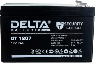 Батарея для ИБП Delta DT 1207 (12V, 7Ah)