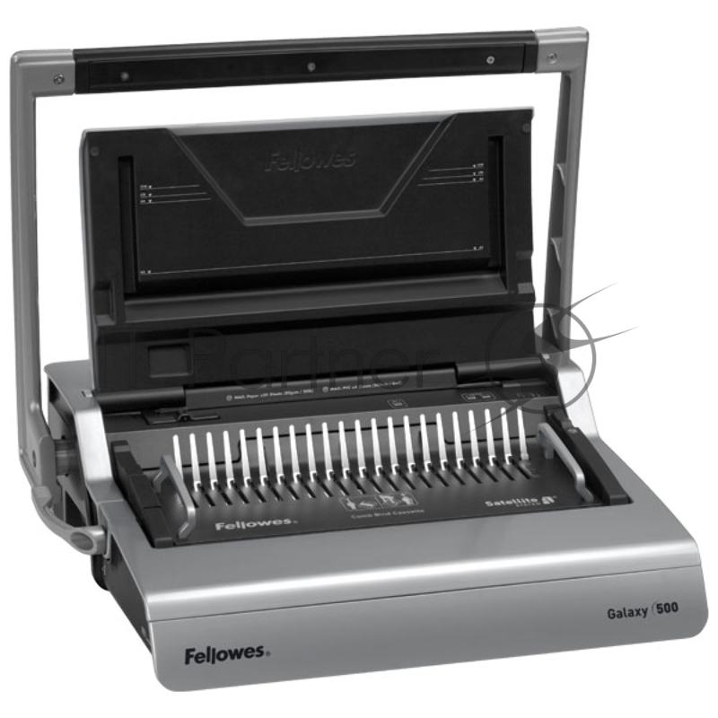 Переплетчик Fellowes GALAXY 500 A4/перф.25л.сшив./500/пластик.пруж. (6-50мм)
