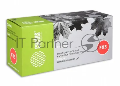 Картридж лазерный Cactus CS-FX3 черный (2700 стр.) для Canon L200/L250/L300/MP L90