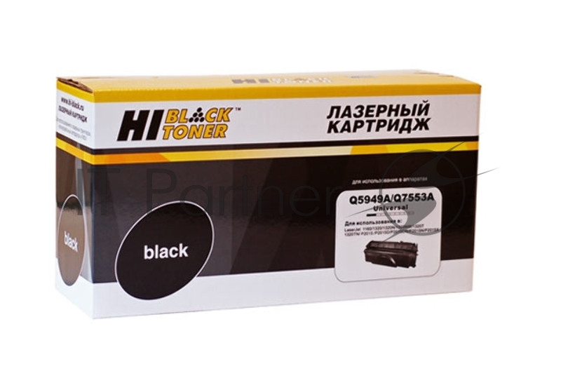 Картридж Hi-Black Q5949A/Q7553A для LJ 1160/1320/P2015 универсальный с чипом, 3500 стр.