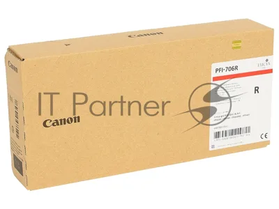 Картридж струйный Canon PFI-706 R красный для iPF8400/9400 (6687B001)