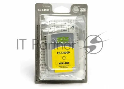 Картридж струйный Cactus CS-C4909 №940 желтый (30 мл) для HP OfficeJet PRO 8000/8500