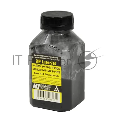 Тонер Hi-Black для LJ P1005/P1006/P1505/M1522/M1120/P1102 (Hi-Black) Тип 4.4, 60г, банка