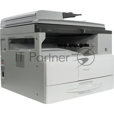 МФУ лазерное Ricoh MP 2014AD (912356/417378), A3, ч/б, печ. до 20 стр/мин. (А4) до 12 стр/мин. (А3), скан. до 6 стр/мин (цв.) 15 стр/мин (ч/б), 600x600dpi, USB