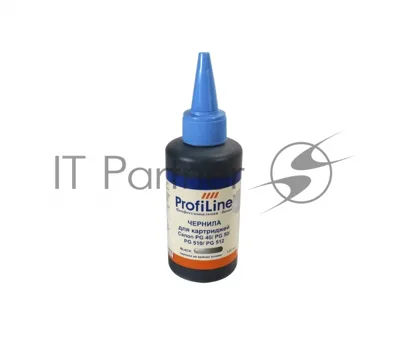 Чернила ProfiLine PL-PG 40/PG 50/PG 510/PG 512 для Canon Pixma MP210/MP450/PM170/PM150/iP6220D/iP6210D/iP2200/iP1600/iP1800 черный 100 мл водн