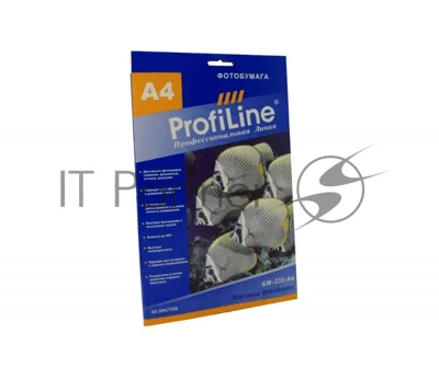 БМ-230-А4-25 Фотобумага матовая ProfiLine 230 г/м2, А4, 25 л, 2880 dpi
