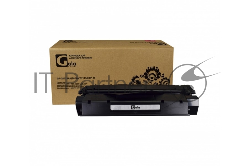 Картридж лазерный GalaPrint GP-Q2613A/Q2624A/C7115A черный (2500 стр) для HP LJ 1000/1005/1200/1300/1150/1150n/1300/1300n/1300xi/3300/3310/3320/3330/3380 Canon LBP-1210