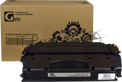 Картридж лазерный GalaPrint GP-CE505X/CF280X/719H черный (6900 стр.) для HP LaserJet P2050/P2055/P2055D/P2055DN/Pro 400/M401/425/Canon LBP 6300dn/6650dn/MF5840dn/5880dn/MF5940