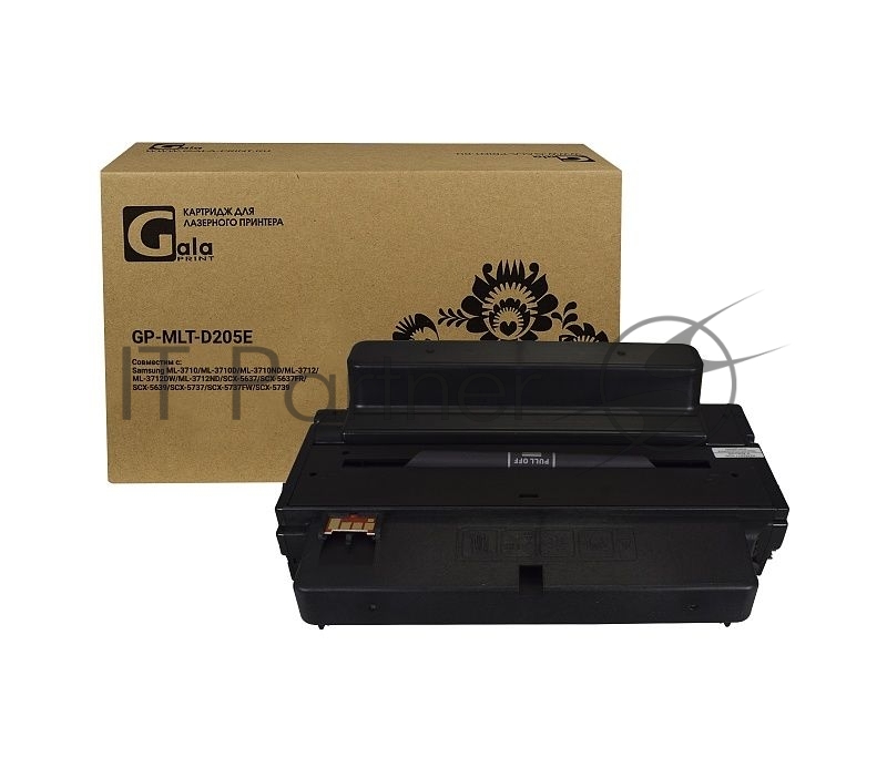 Картридж лазерный GalaPrint GP-MLT-D205E черный (10000 стр) для Samsung ML-3312ND/3710D/3710ND/3712ND/3712DW/SCX-4833HD/5637FR/5637HR/5639FR/5737FW/5739FW