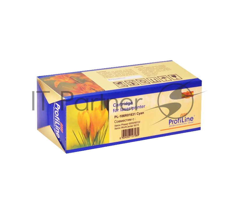 Картридж лазерный ProfiLine PL-106R01631 для Rank Xerox Phaser 6000/6010/Xerox WorkCenter 6015 Cyan 1400 копий
