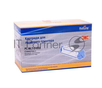 Картридж лазерный ProfiLine PL-MLT-D105S для принтеров Samsung ML-1911/2526/2581/SF-651/651P/651XIL/ML-1916K/1915K/1910K/2525K/2580NK/SCX-4610K/4605K/4600K/4623FK/4600/4601/4623F/4623X/SF650/650P 1500 копий