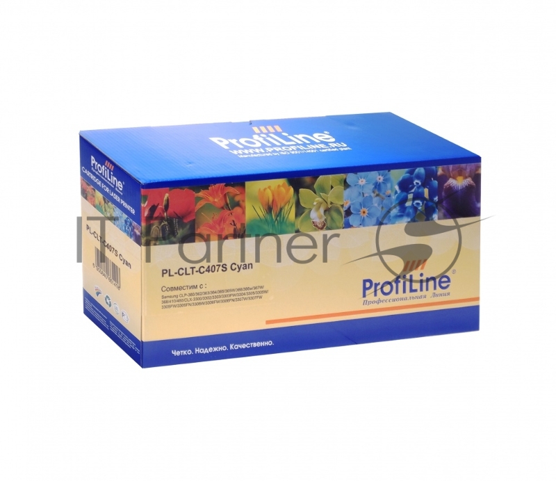Картридж лазерный ProfiLine PL-CLT-C407S для принтеров Samsung CLP-320/325/CLX-3180/3185 Cyan 1000 копий