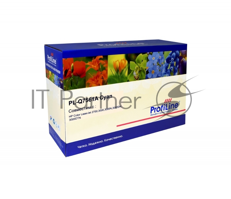 Картридж лазерный ProfiLine PL-Q7561A для принтеров HP Color LaserJet 2700/3000/3000N/3000DN/3000DTN Cyan 3000 копий