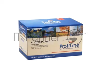 Картридж лазерный ProfiLine PL-Q7553A/715 для принтеров HP LJ P2010/P2014/P2015/2015d/2015n/M2727/M2727nf/M2727nfs/Canon LBP-3310/3370 3000 копий