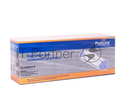 Картридж лазерный ProfiLine PL-CB542A/716 для принтеров HP Color LaserJet CP1210/CP1215/CP1510/CP1518/CM1300/1312 Canon Color Shot LBP 5050/5970/5975, MF-8030/8040/8050 Yellow 1400 копий