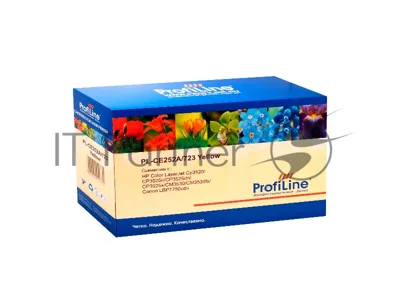 Картридж лазерный ProfiLine PL-CE252A/723 для принтеров HP Color LaserJet CP3520/CP3525n/CP3525dn/CP3525x/CM3530/CM3530fx/Canon LBP7750cdn Yellow 7000 копий