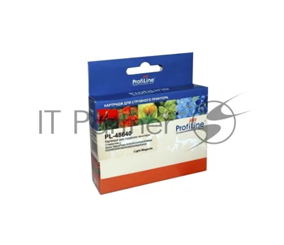 Картридж струйный ProfiLine PL-48640 для принтеров Epson StylusPhoto R200/R220/R300/R300M/R320/R325/R340/RX500/RX600/RX620 Light Magenta водн