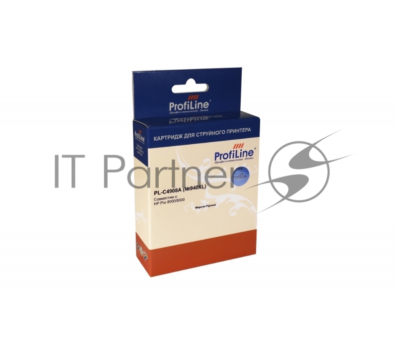 Картридж струйный ProfiLine PL-C4908A №940XL для принтеров HP Officejet Pro 8000/8500 Magenta пигмент