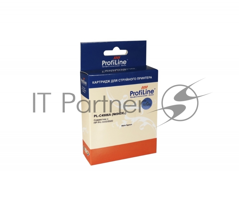 Картридж струйный ProfiLine PL-C4906A №940XL для принтеров HP Officejet Pro 8000/8500 Black пигмент