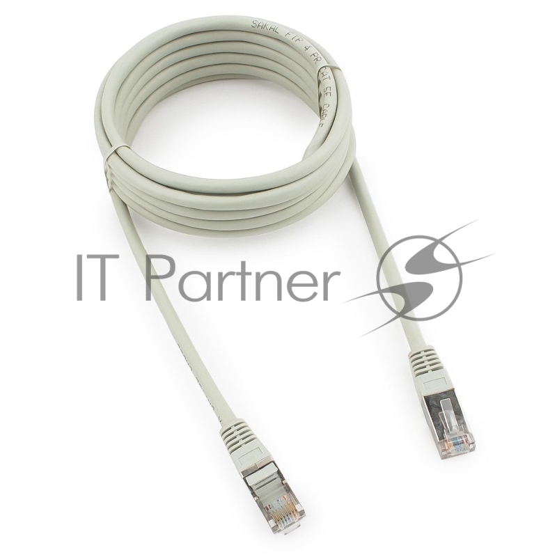 Патч-корд FTP Cablexpert cat.5e, 3м, литой, многожильный серый