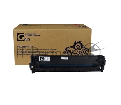Картридж лазерный GalaPrint GP-CB541A/716 голубой (1400 стр) для HP Color LaserJet CP1210/CP1215/CP1510/CP1518/CM1300/1312 Canon Color Shot LBP 5050/5970/5975, MF-8030/8040/8050