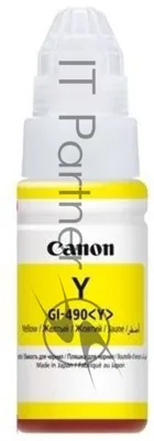 Чернила Canon GI-490Y 0666C001 желтый для Canon Pixma G1400/2400/3400 (70мл)