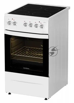 Плита электрическая Darina 1D5 EC 241 614 W белый/черный, конфорок 4 шт, духовка 50 л, 50 см x 85 см x 60 см