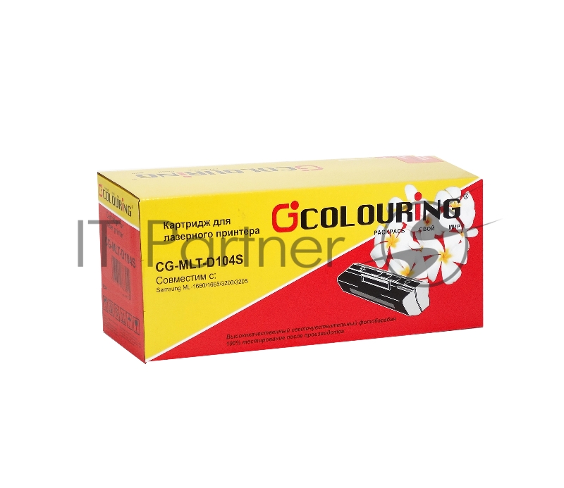 Картридж лазерный Colouring CG-MLT-D104S черный (1500 стр.) для Samsung ML-1666/1660/1661/1665/1676/1670/1673/1674/1678/1860/1861/1865W/SCX3201/3206/3217/3218/3200/SCX-3205w