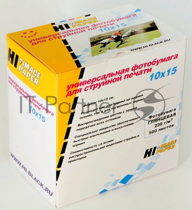 Бумага Hi-Black A21183 Фотобумага матовая односторонняя (Hi-image paper) 10х15, 230 г/м, 500 л. (MC230-4R-500)