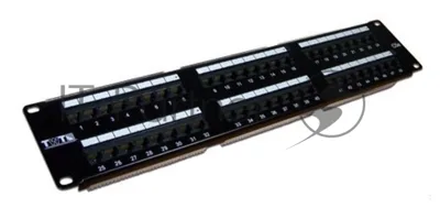 Патч-панель Lanmaster TWT-PP48UTP 19" 2U 48xRJ45 кат.5e UTP