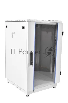 Шкаф коммутационный ЦМО ШТК-М-18.6.8-1ААА 18U 600x820 мм пер. дв. стекл задн. дв. стал. лист 2 бок. пан. направл. под закл. гайки 270 кг серый