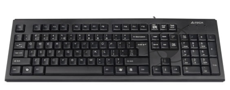 Клавиатура проводная A4Tech KR-83, USB, черный
