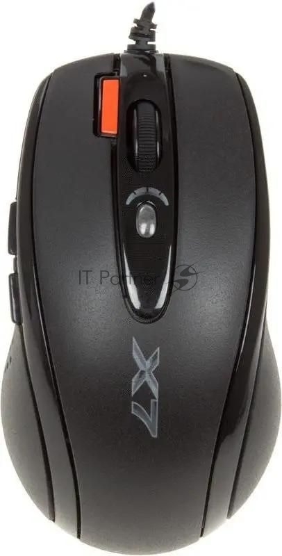 Мышь проводная A4Tech X-710BK черный, 2000 dpi, USB, кнопки - 7