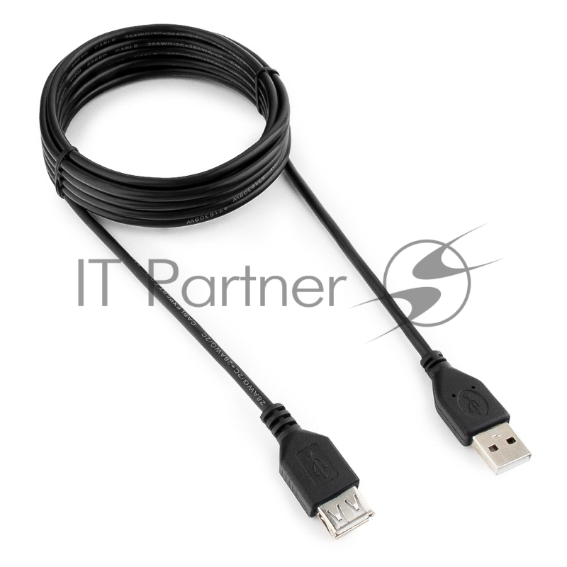 Кабель Gembird PRO USB 2.0 удлинительный 3.0м AM/AF позол. контакты, пакет