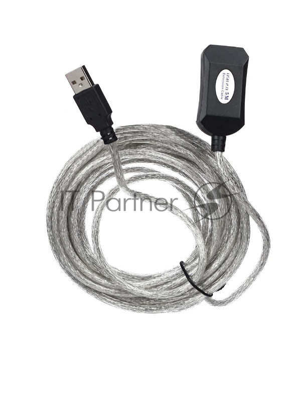 Кабель Aopen/QustКабель-адаптер USB2.0-repeater, удлинительный активный Am-->Af 5м (ACU823-5M) 6938510851314