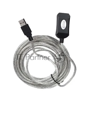 Кабель Aopen/QustКабель-адаптер USB2.0-repeater, удлинительный активный Am-->Af 5м (ACU823-5M) 6938510851314