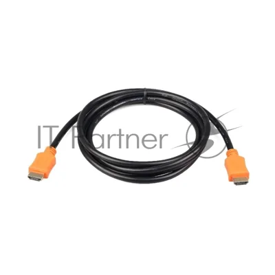 Кабель Cablexpert HDMI CC-HDMI4L-1M, 19M/19M, v2.0, серия Light, позол.разъемы, экран, 1м, черный, пакет