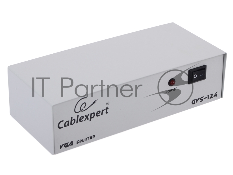 Разветвитель GVS124 Разветвитель сигнала VGA на 4 монитора (Gembird/Cablexpert)