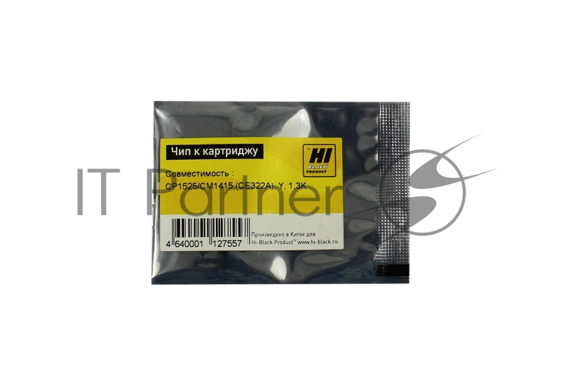 Чип Hi-Black к картриджу HP CLJ CP1525/CM1415 new, Y, 1,3K