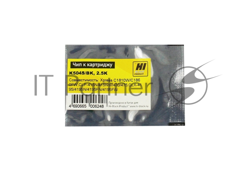Чип к картриджу Samsung CLP-415/470/CLX4195 (Hi-Black), CLT504, 2.5K, BK