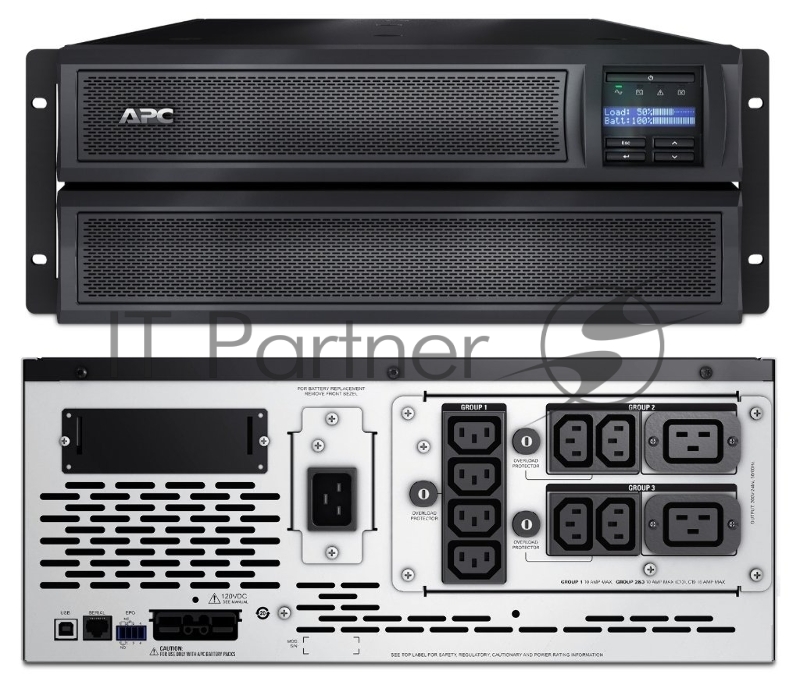 Источник бесперебойного питания APC Smart-UPS X SMX2200HV/2200 ВА/1980 Вт/8xIEC 320 C13 /2xIEC 320 C19