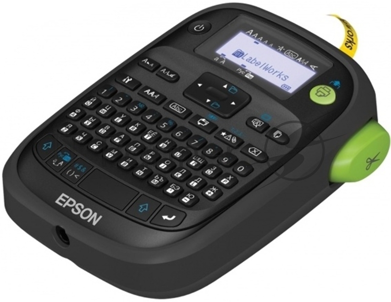 Принтер ленточный термотрансферный EPSON LabelWorks LW-400VP 180 dpi, 6 мм/сек, черный