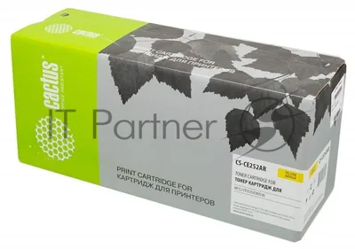 Тонер Картридж Cactus CS-CE252AR желтый для HP CLJ CP3525/CM3530 (7000стр.)