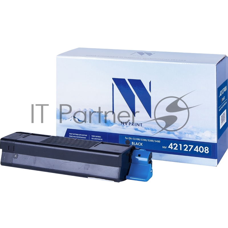 Картридж NVPrint совместимый Oki C5100/5200/5300/5400 черный для C5100/5200/5300/5400 42127408 (5000k)
