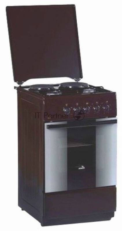 Плита комбинированная Flama RK 2211 B черный, конфорок 2 газовых и 2 электрических, духовка 50 л, 50 см x 85 см x 60 см