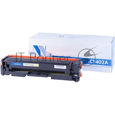 Картридж лазерный NVPrint совместимый HP Laser Jet Pro M252, MFP M277 CF402A Yellow (1400k)
