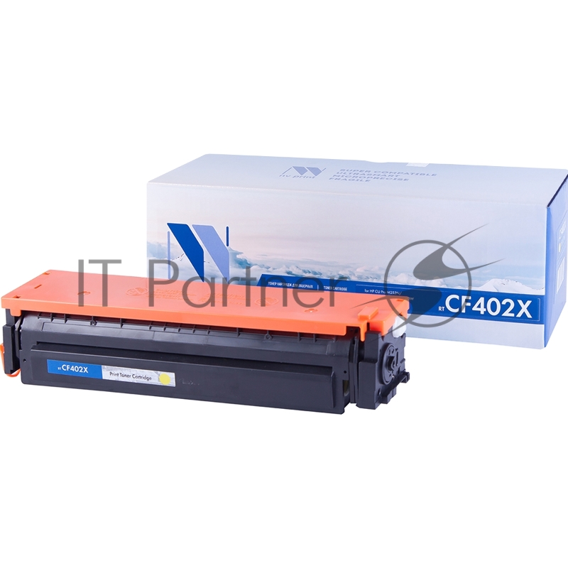 Картридж лазерный NVPrint совместимый HP CF402X Yellow для CLJ Color M252, MFP M277 (2 300k)